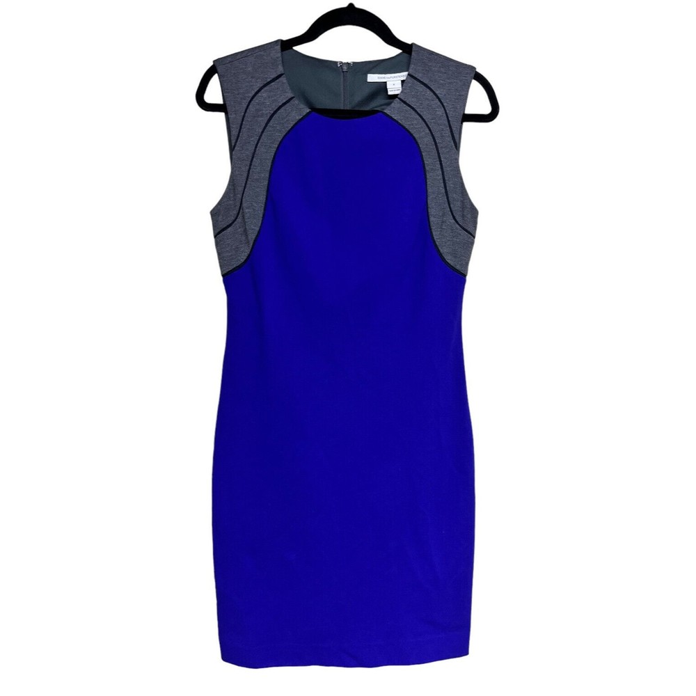 Diane von Furstenberg‎ Hallie Colorblock Dress Women’s Size 8